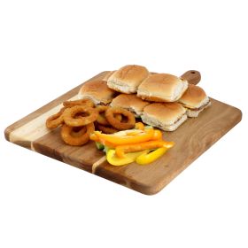 MegaChef 13 Inch Acacia Wood Square Serving Board