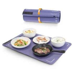 MegaChef 23x15.75 Inch Silicone Warming Mat with Variable Temperature Settings & Digital Display